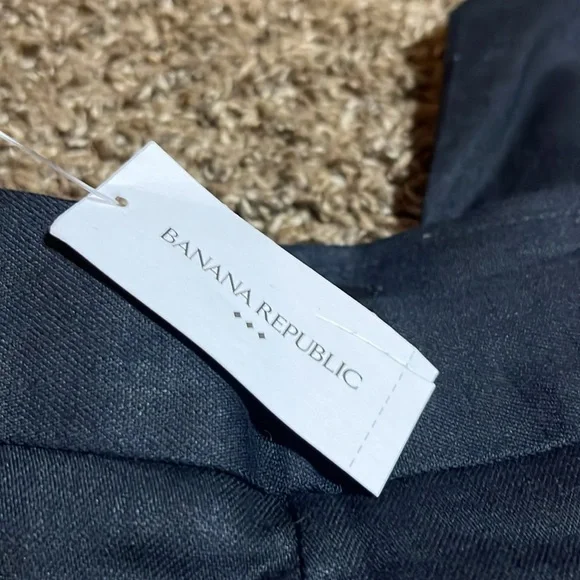 BANANA REPUBLIC LINEN-BLEND PALAZZO PANT - Picture 11 of 11